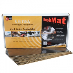 HushMat Sound and Thermal Material Floor/Dash Kit 20 Each 12"x23" Black